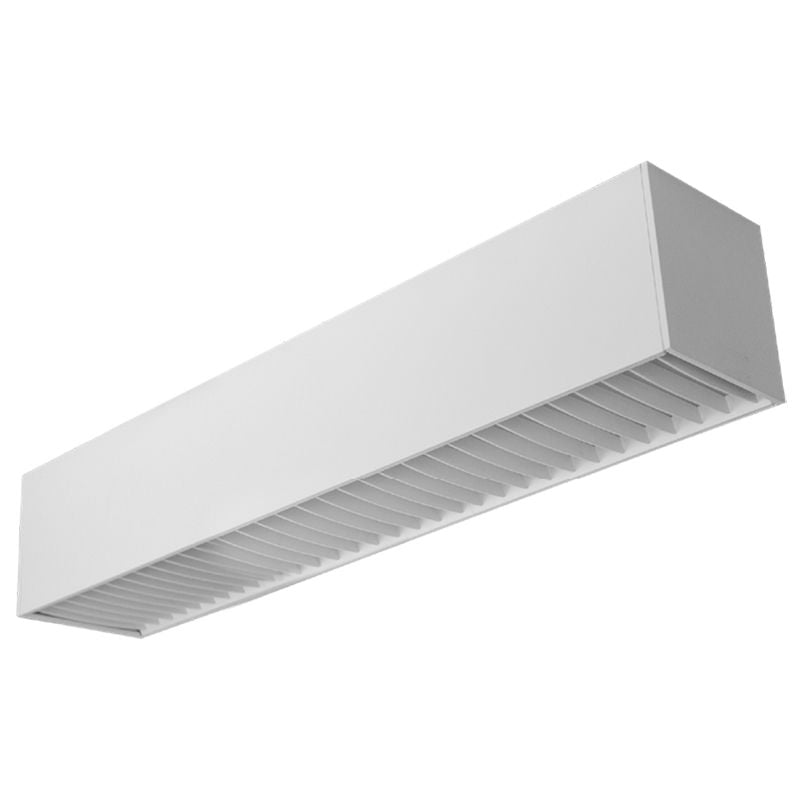 LED 6" Superior Architectural Seamless Indirect Linear Lights with White Louver Lens 30W/38W/45W 30K/35K/40K/50K