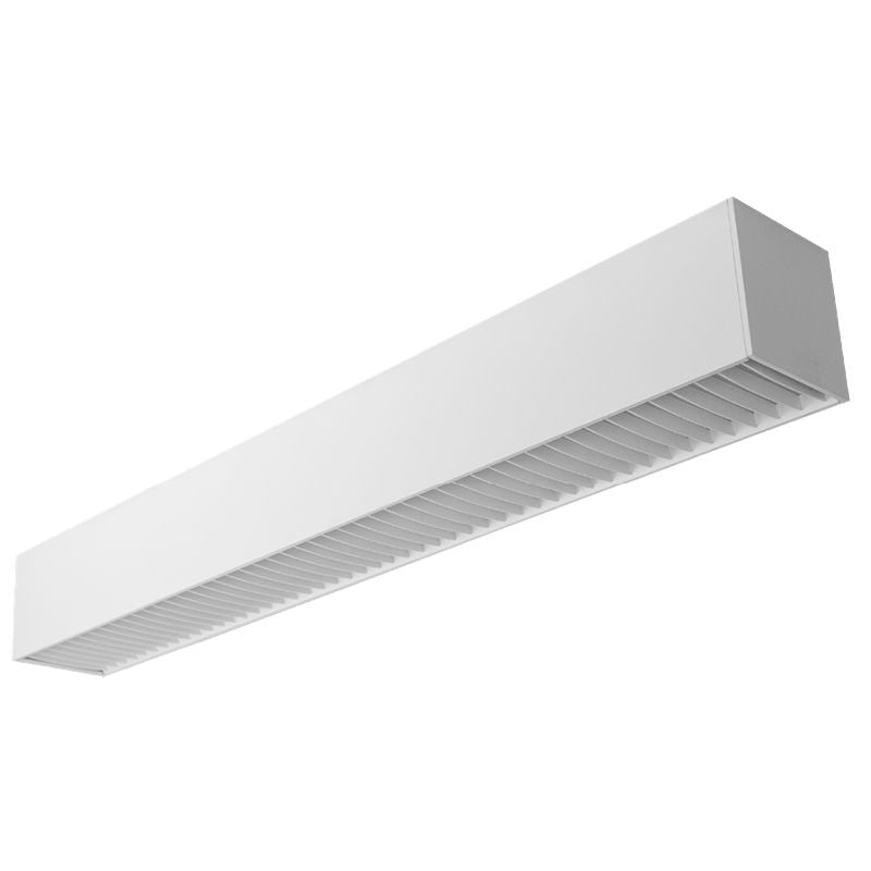 LED 6" Superior Architectural Seamless Indirect Linear Lights with White Louver Lens 40W/50W/60W 30K/35K/40K/50K
