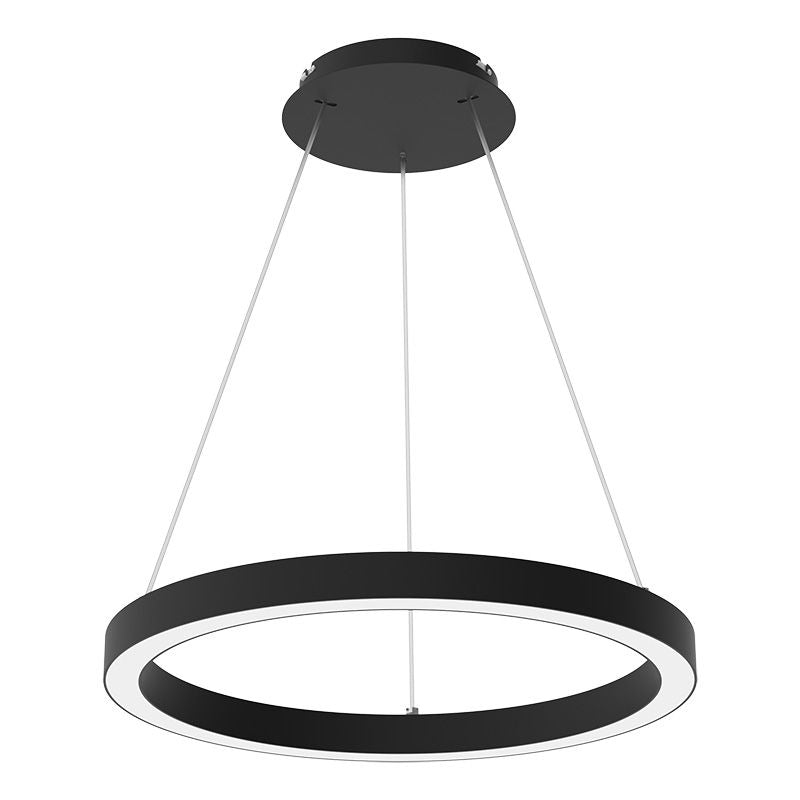 SRC - High-Output Round Linear Chandelier Up/Down Light with Separate Controls 0W/80W/120W 30K/35K/40K