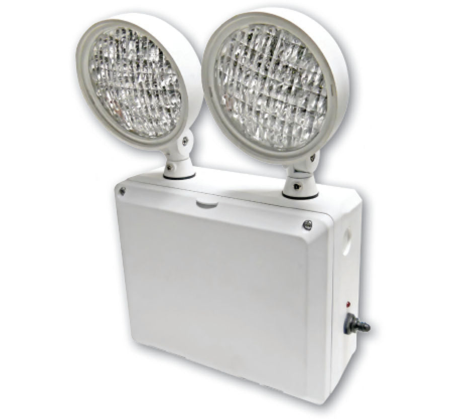 Wet Location LED Emergency Lights with Remote Capability 1.875W per head