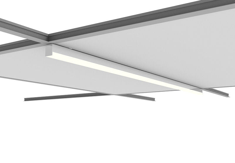 SCXT - 1-Inch Wide Linear T-Grid Mounting or Suspension Lights 40W/60W/80W 30K/35K/40K