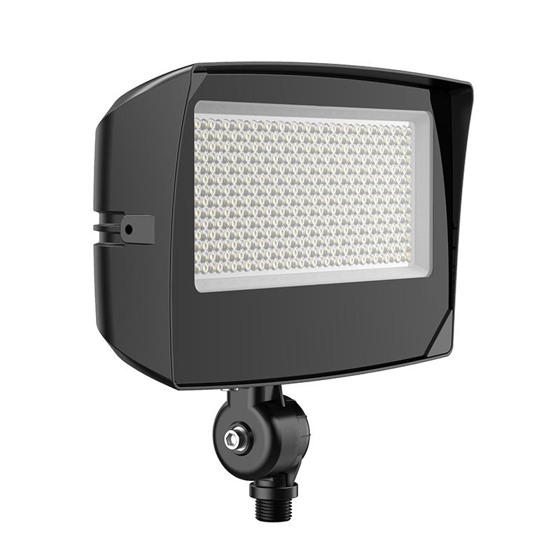 LF4MAX-KN - Maximum-Feature Round-Back Flood Light with Knuckle 45W/60W/80W 30K/40K/50K