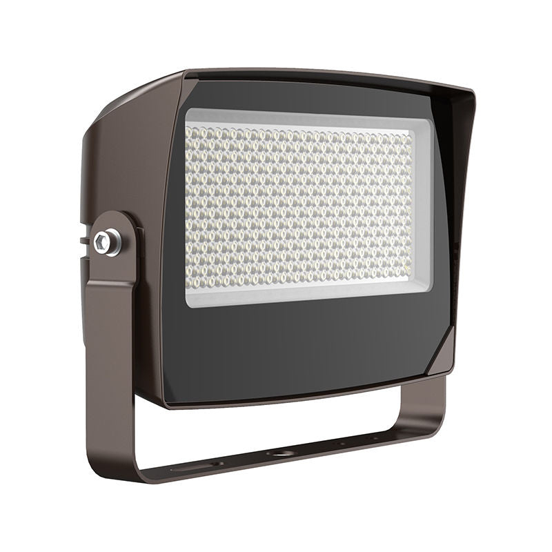 LF4MAX-TR - Maximum-Feature Round-Back Flood Light with U Bracket 75W/100W/150W 30K/40K/50K