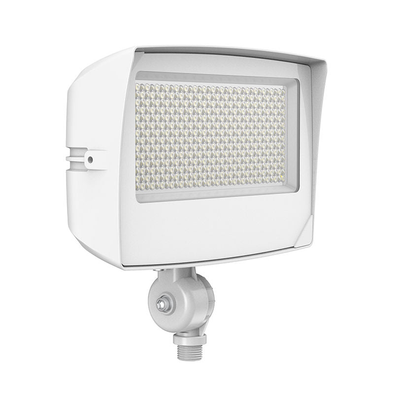 LF4MAX-KN - Maximum-Feature Round-Back Flood Light with Knuckle 45W/60W/80W 30K/40K/50K