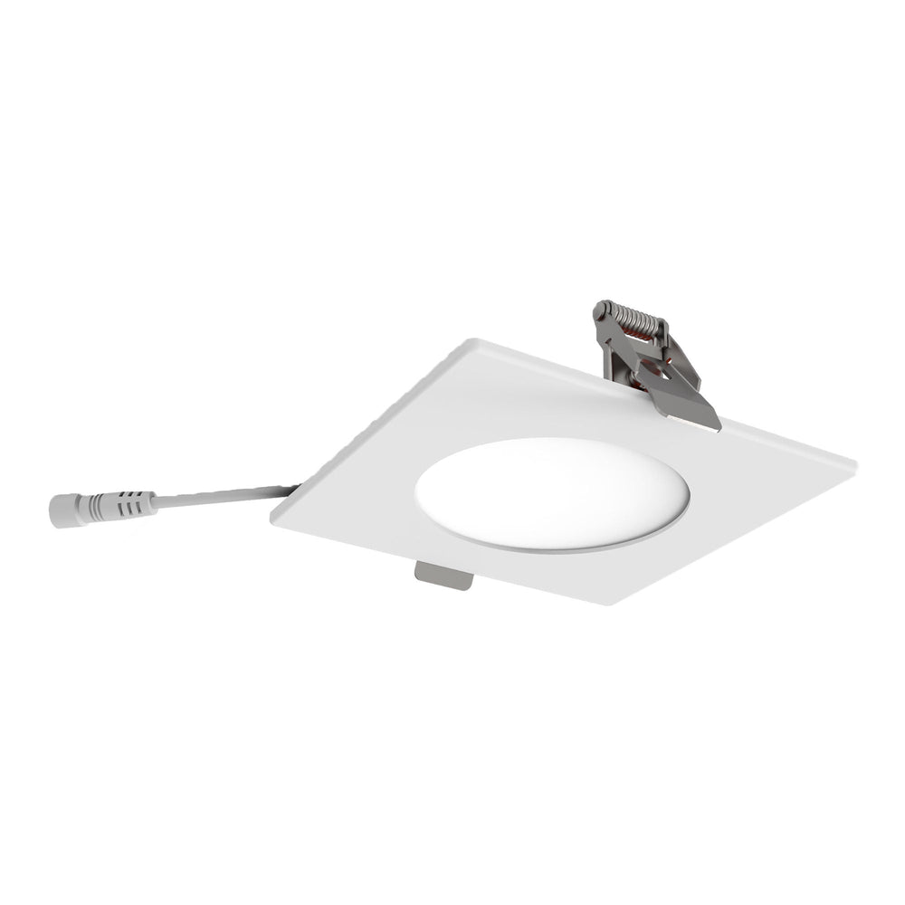 SSL-G2-FR - Square Fire-Rated Edge-Lit Slim Recess Lights 9W 27K/30K/35K/40K/50K