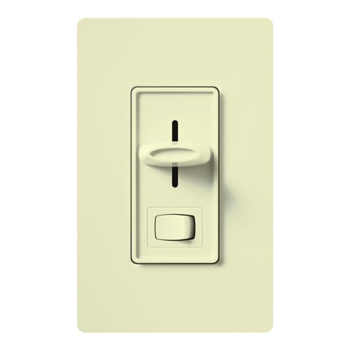 Lutron Skylark Preset Dimmer with On/Off Switch, 1000W, Incandescent/Halogen Only, Single-Pole, 120V, S-10PH-AL, Almond