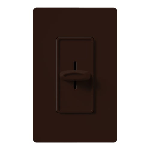 Lutron Skylark Quiet 3-Speed Fan Control, No Neutral Required, 1.5A 3-Speed Ceiling Fan, 120V, Single Pole/3-Way, SFSQ-FH-BR, Brown