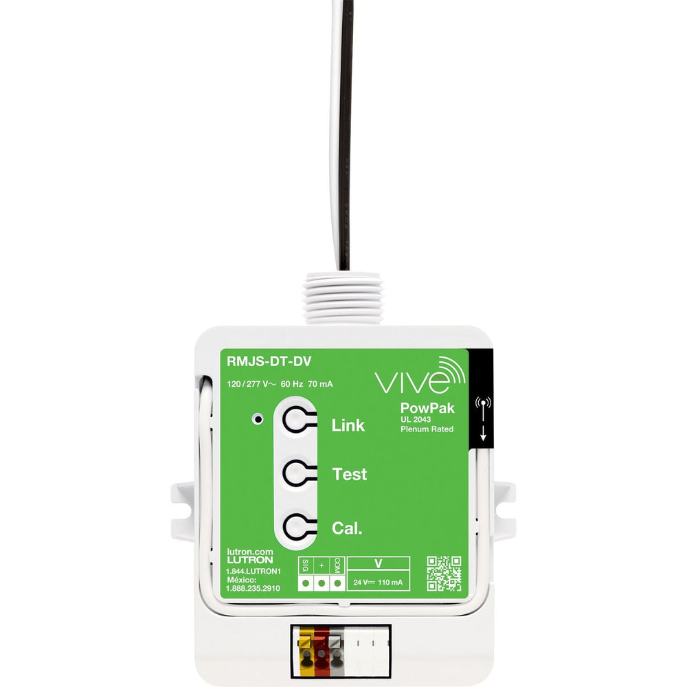 Lutron Vive PowPak Wired Daylight Transmitter Package, 120/277V, RMJS DT DV-PKG