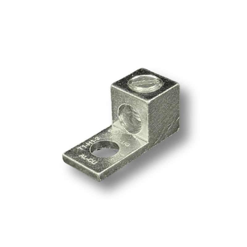 PLS-AST-2 - Aluminum Single Terminal Lug Electro-Tin Plated 2 AWG