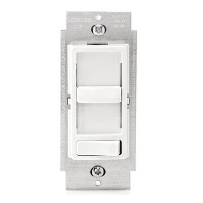 Leviton 6674N-10W White – 60Hz. Single pole or 3-way installation, use with Decora wallplate or Decora Plus Screwless Wallplate