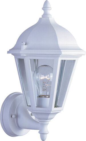 Maxim Lighting 1002WT Westlake 1 Light 15 inch White Outdoor Wall Mount Light