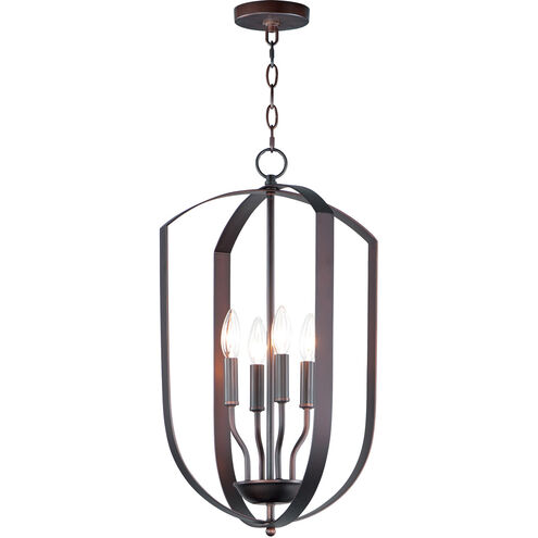 Maxim Lighting 10034OI Provident 4 Light 15 inch Oil Rubbed Bronze Chandelier Ceiling Light