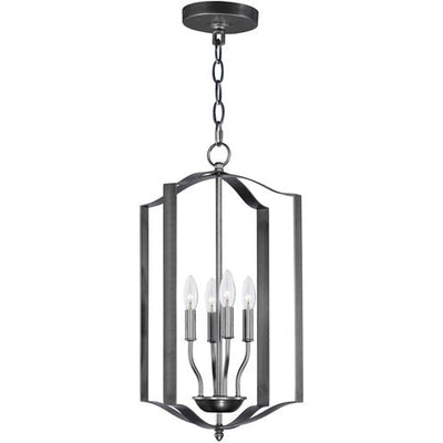 Maxim Lighting 10036BK Provident 4 Light 15 inch Black Single Pendant Ceiling Light