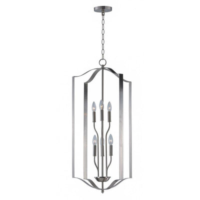 Maxim Lighting 10038SN Provident 6 Light 18 inch Satin Nickel Pendant Ceiling Light