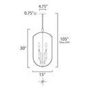 Maxim 10039SN Provident 6 Light 15 inch Satin Nickel Chandelier Ceiling Light