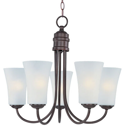 Maxim Lighting 10045FTOI Logan 5 Light 20 inch Oil Rubbed Bronze Chandelier Ceiling Light