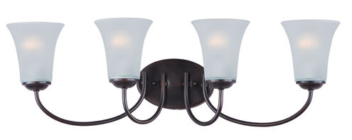 Maxim Lighting 10054FTOI Logan 4 Light 28 inch Oil Rubbed Bronze Bath Vanity Wall Light