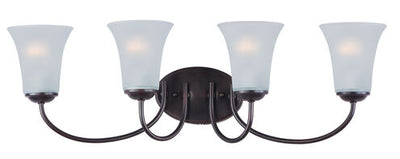 Maxim Lighting 10054FTOI Logan 4 Light 28 inch Oil Rubbed Bronze Bath Vanity Wall Light