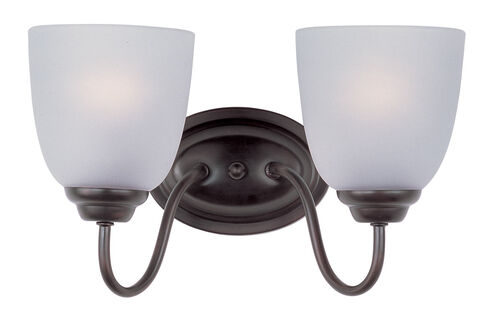 Maxim Lighting 10072FTOI Stefan 2 Light 13 inch Oil Rubbed Bronze Bath Vanity Wall Light