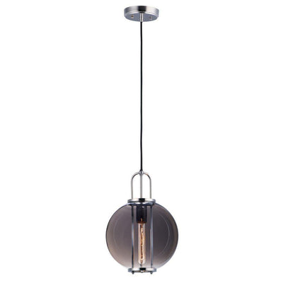 Maxim Lighting 10084MSKPN Minaret 1 Light 10.5 inch Polished Nickel Pendant Ceiling Light