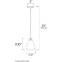 Maxim 10091HMOI Dianne 1 Light 7.5 inch Bronze Pendant Ceiling Light
