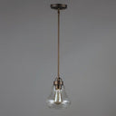 Maxim 10091HMOI Dianne 1 Light 7.5 inch Bronze Pendant Ceiling Light