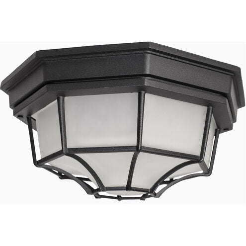 Maxim Lighting 1020BK Crown Hill 2 Light 11 inch Black Outdoor Ceiling Mount Light