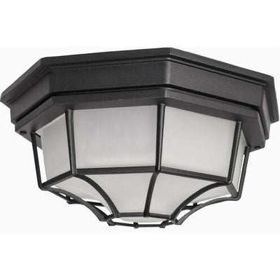 Maxim Lighting 1020BK Crown Hill 2 Light 11 inch Black Outdoor Ceiling Mount Light