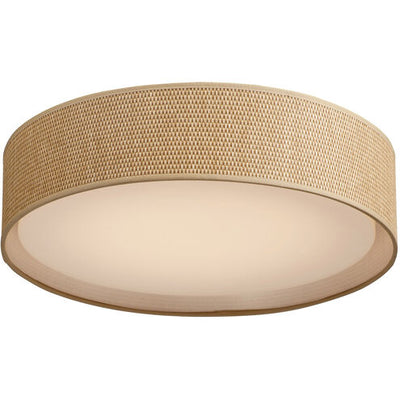 Maxim Lighting 10222GC Prime LED 20 inch Flush Mount Ceiling Light Grass Cloth