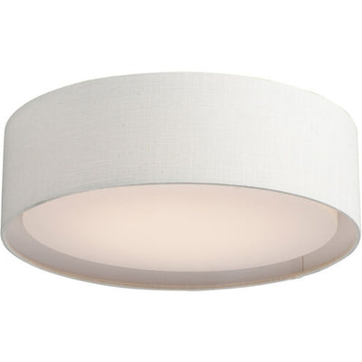 Maxim Lighting 10230OM Prime LED 16 inch Flush Mount Ceiling Light Oatmeal Linen