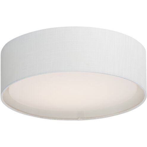 Maxim Lighting 10232WL Prime LED 20 inch Flush Mount Ceiling Light White Linen