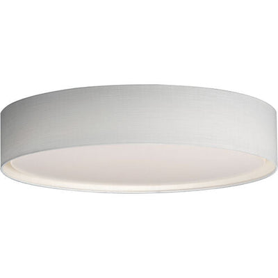 Maxim Lighting 10237WL Prime LED 25 inch Flush Mount Ceiling Light White Linen