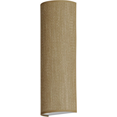 Maxim Lighting 10238GC Prime LED 18 inch Tall Wall Sconce Wall Light in Grass Cloth