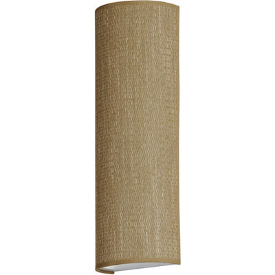 Maxim Lighting 10238GC Prime LED 18 inch Tall Wall Sconce Wall Light in Grass Cloth