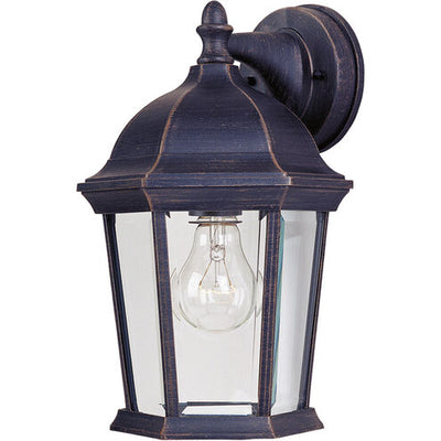 Maxim Lighting 1024EB Builder Cast 1 Light 12 inch Empire Bronze Outdoor Wall Mount Light