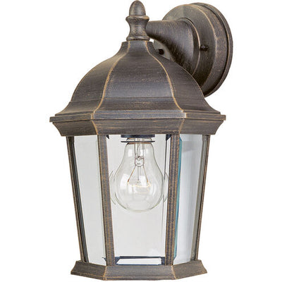Maxim Lighting 1024RP Builder Cast 1 Light 12 inch Rust Patina Outdoor Wall Mount Light