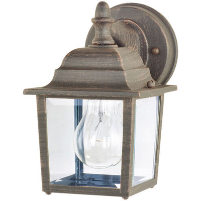 Maxim Lighting 1025RP Builder Cast 1 Light 9 inch Rust Patina Outdoor Wall Mount Light
