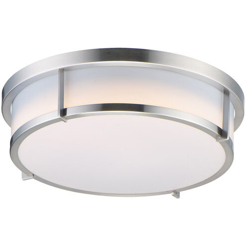 Maxim Lighting 10272WTSN Rogue 2 Light 13 inch Satin Nickel Flush Mount Ceiling Light