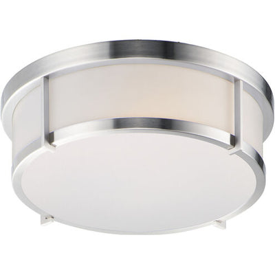 Maxim Lighting 10273WTSN Rogue LED 13 inch Satin Nickel Flush Mount Ceiling Light