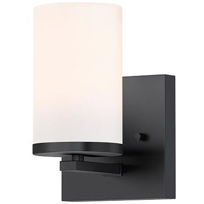 Maxim Lighting 10281SWBK Lateral 1 Light 5 inch Black Wall Sconce Wall Light