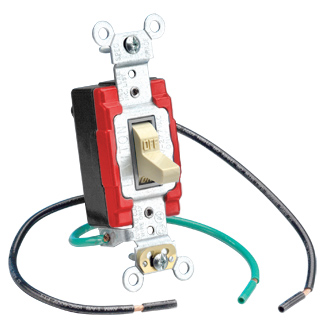 Leviton 1244-I 20 A 120/277 VAC Wall Plate Ivory