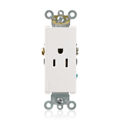 Leviton 16241-W 15 A 125 VAC Switches & Receptacle White