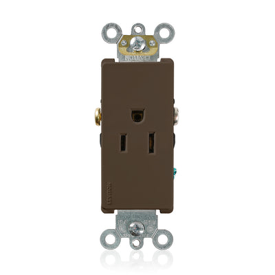 Leviton 16251 15 A 125 VAC Switches & Receptacle Brown