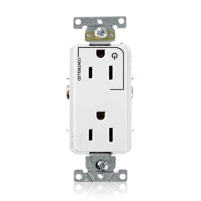 Leviton 16252-1PW 15 A 125 VAC Switches & Receptacle