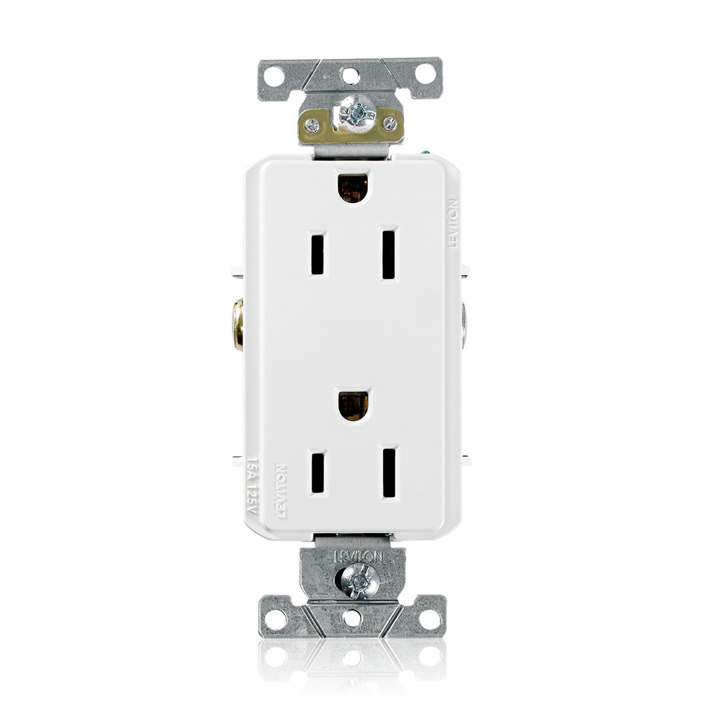 Leviton 16252-W 15 A 125 VAC Switches & Receptacle White