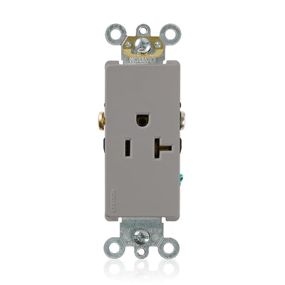 Leviton 16341-GY 20 A 125 VAC Switches & Receptacle Gray