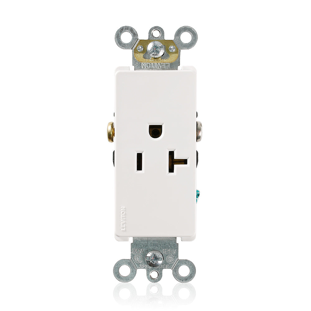 Leviton 16341-W 20 A 125 VAC Switches & Receptacle White