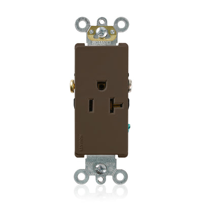 Leviton 16341 20 A 125 VAC Switches & Receptacle Brown