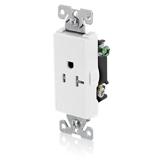Leviton 16351-SGW 20 A 125 VAC Switches & Receptacle White
