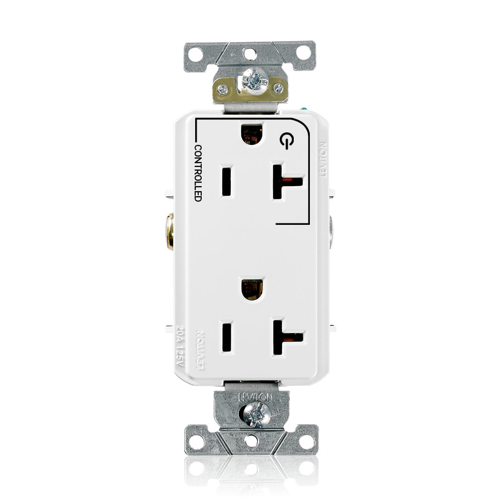 Leviton 16352-1PW 20 A 125 VAC Switches & Receptacle White